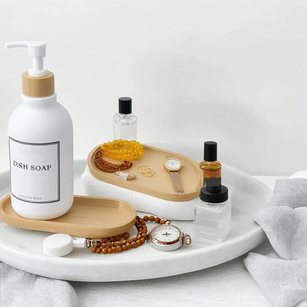 Plateau Organisateur Bambou Naturel | Éco-Responsable, Élégant & Pratique au Quotidien