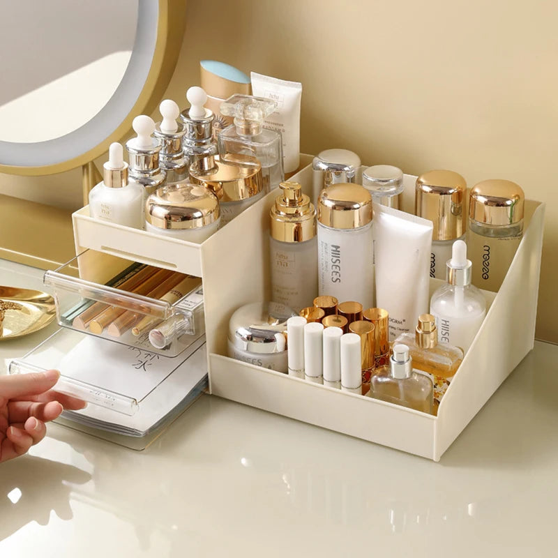 Organisateur Cosmétiques Bureau | Rangez Toute Votre Routine Beauté en Un Seul Endroit