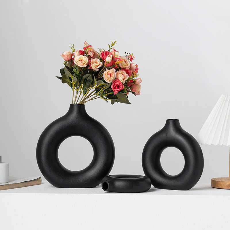 Vase Fleur Blanc Style Nordique | Décorez Votre Intérieur Sans Effort