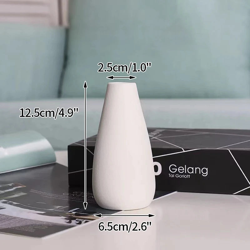 Vase Céramique Blanc Nordique | La Pièce Déco Minimaliste Qui Transforme Tout