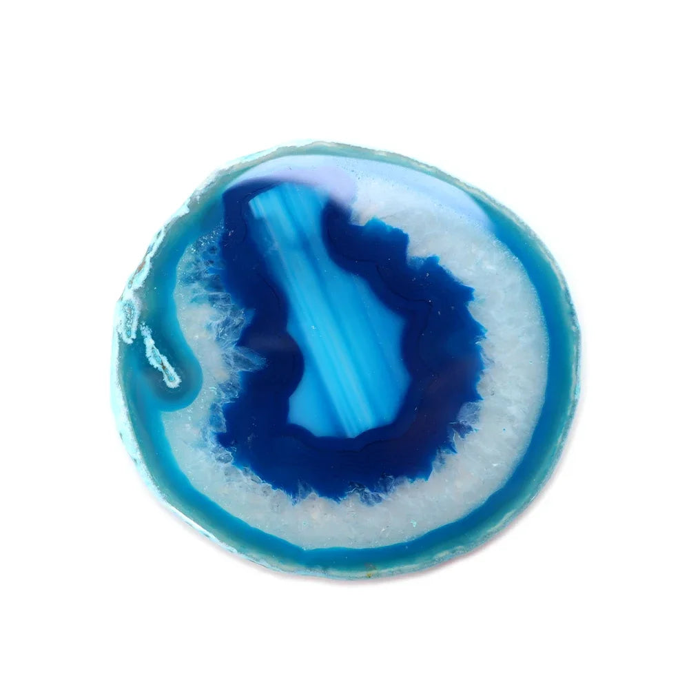 Dessous de Verre Pierre Agate Naturelle | Protégez Votre Table avec une Beauté Unique