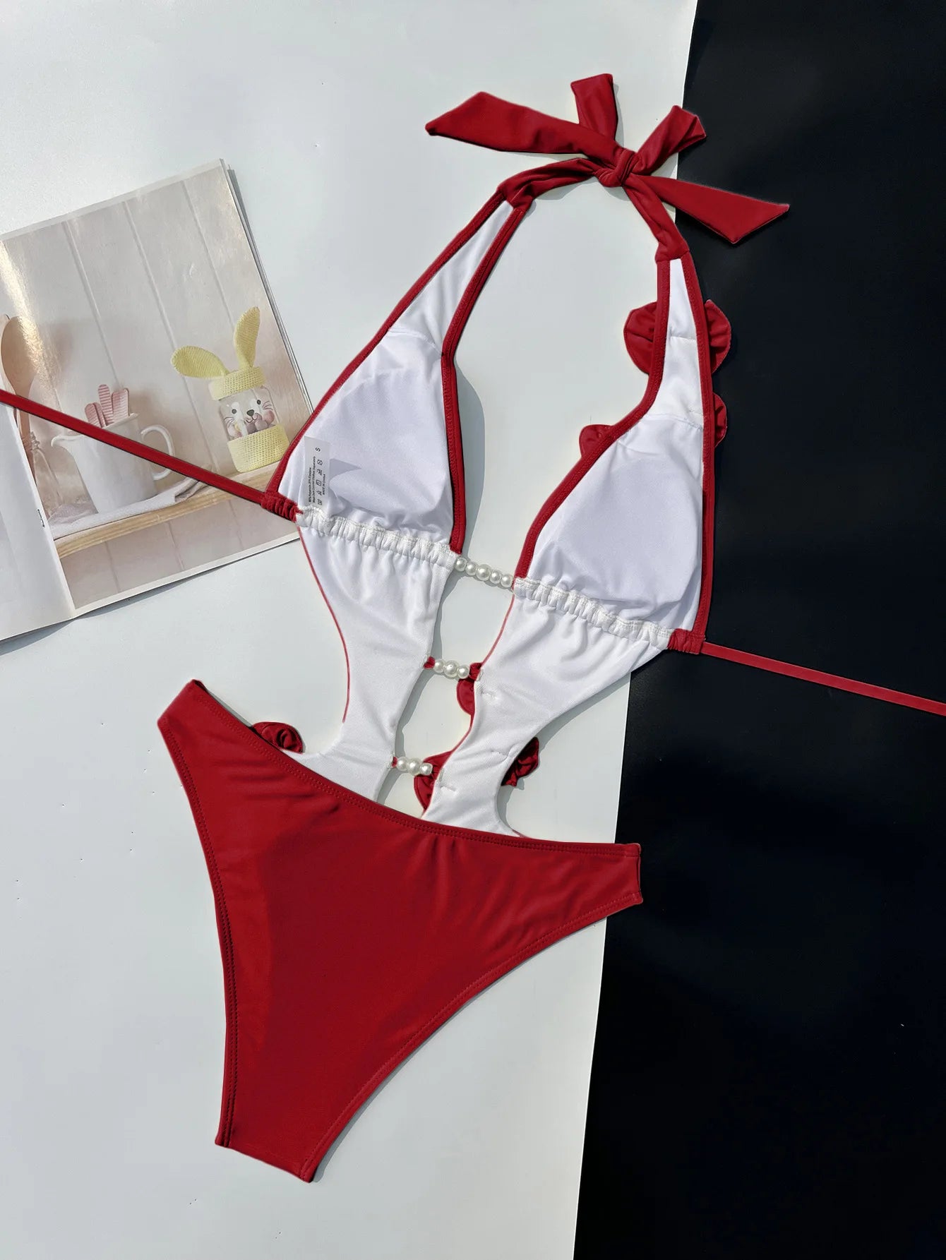 Pearl 3D Flower Hollow Bikini | The Luxury Swimwear Piece Worth Every Penny