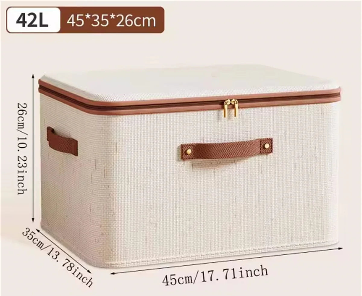 Grande Boîte de Rangement Ménager Rigide | Rangez Plus, Voyez Moins le Désordre