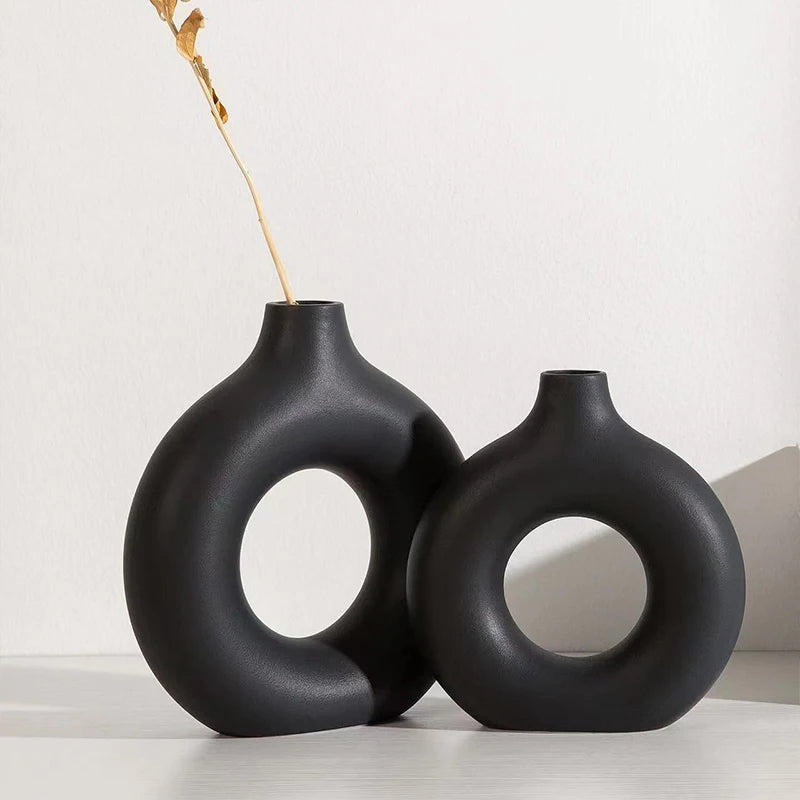 Vase Fleur Blanc Style Nordique | Décorez Votre Intérieur Sans Effort