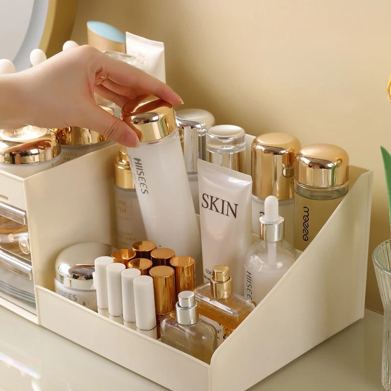 Organisateur Cosmétiques Bureau | Rangez Toute Votre Routine Beauté en Un Seul Endroit