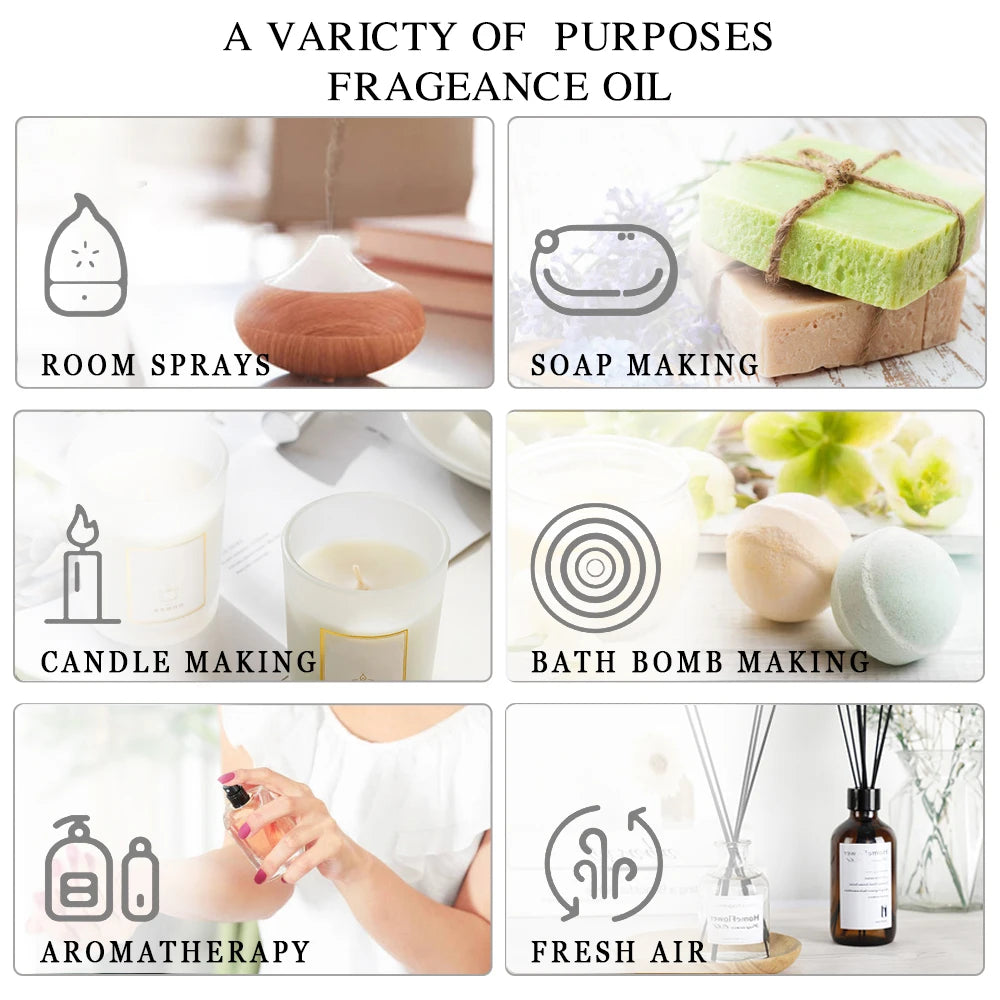 Huiles Essentielles Pures 100ml | Menthe, Bergamote & Plus — Aromathérapie Naturelle