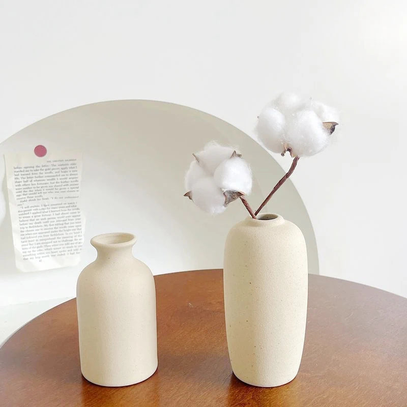 Vase Céramique Blanc Nordique | La Pièce Déco Minimaliste Qui Transforme Tout