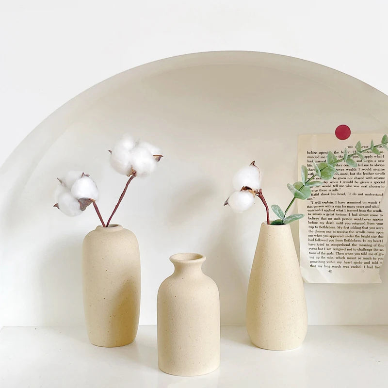 Vase Céramique Blanc Nordique | La Pièce Déco Minimaliste Qui Transforme Tout