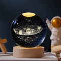 Lampe Boule de Cristal 3D LED | Une Lumière Magique pour Votre Chambre ou Salon