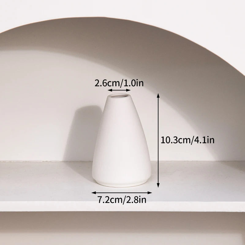 Vase Céramique Blanc Nordique | La Pièce Déco Minimaliste Qui Transforme Tout