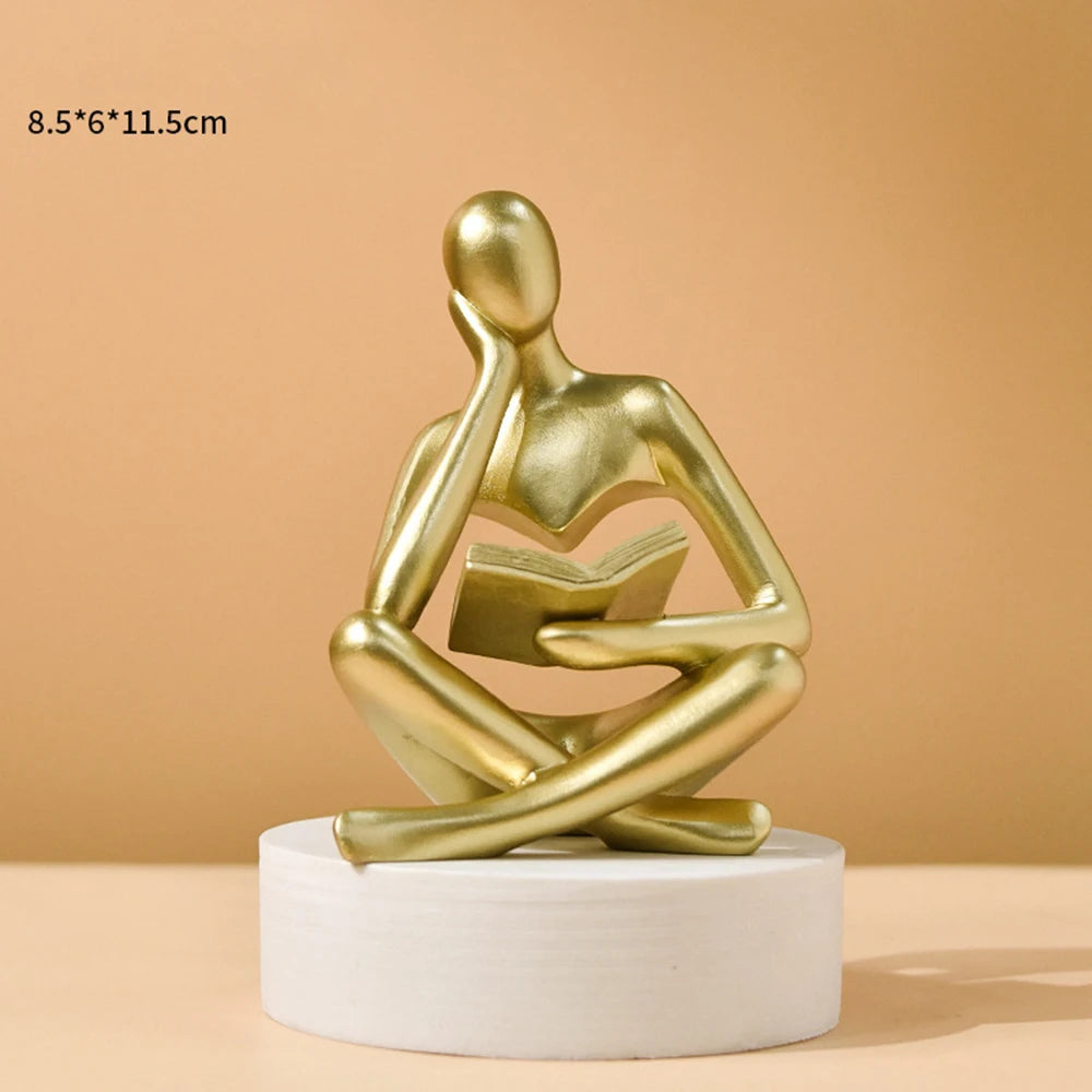 Figurine Penseur Abstrait | Ajoutez du Caractère & de l'Intellect à Votre Déco