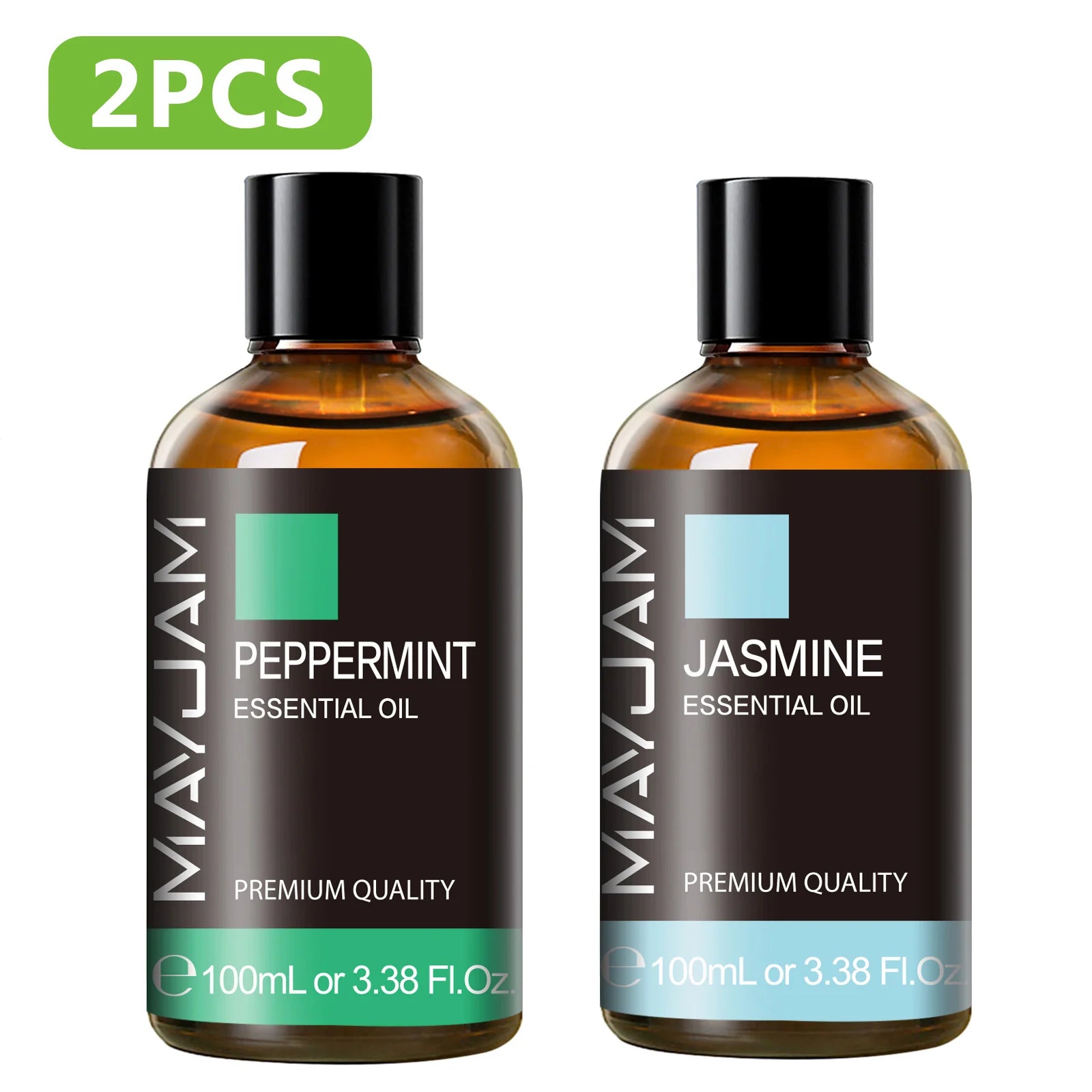Huiles Essentielles Pures 100ml | Menthe, Bergamote & Plus — Aromathérapie Naturelle
