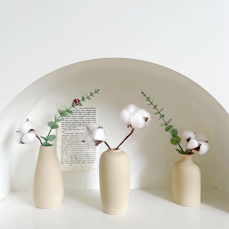 Vase Céramique Blanc Nordique | La Pièce Déco Minimaliste Qui Transforme Tout