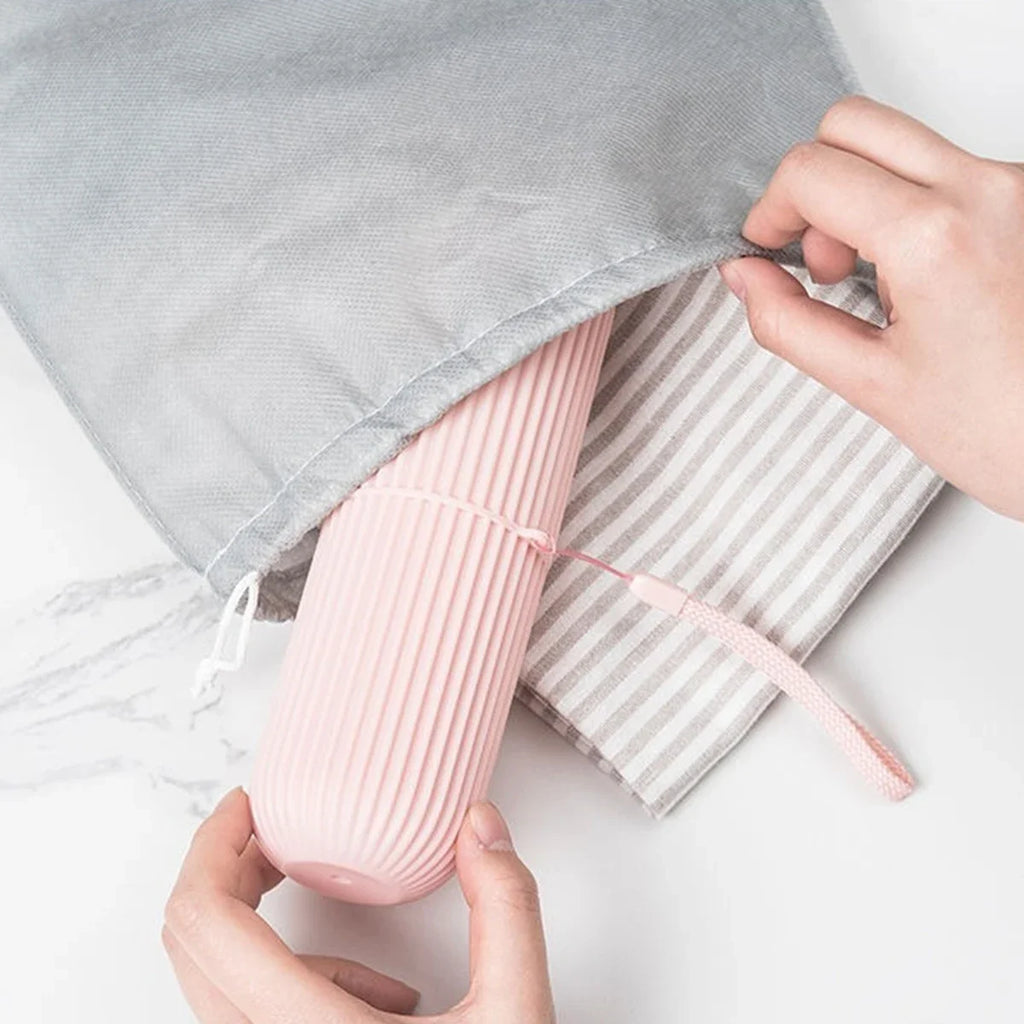 Étui Voyage Brosse à Dents & Dentifrice | Hygiène Protégée Partout, Tout le Temps