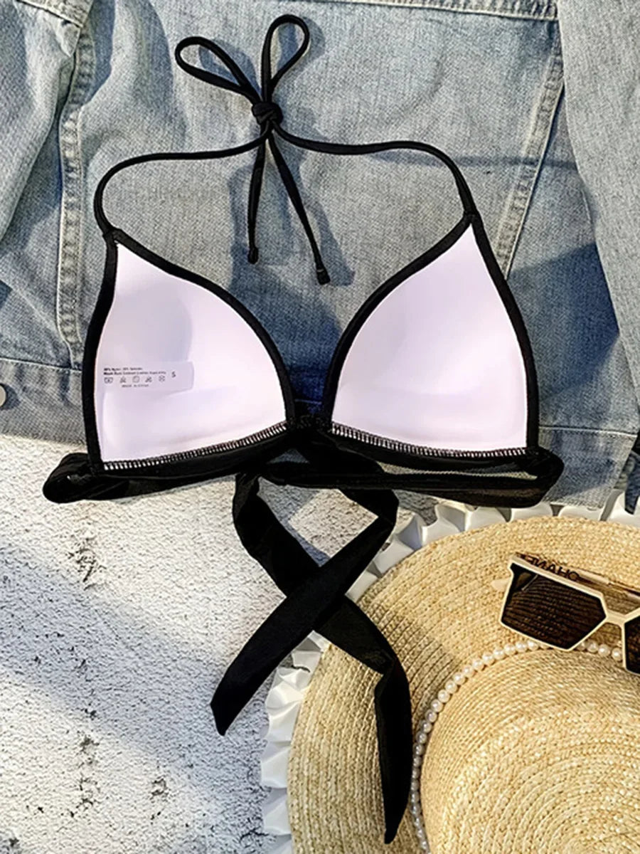 Push-Up Halter Bikini Top | All-Day Lift, Support &amp; Style XS to XL