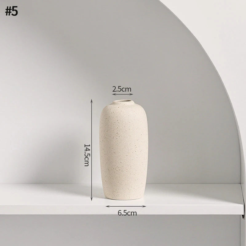 Vase Céramique Blanc Nordique | La Pièce Déco Minimaliste Qui Transforme Tout
