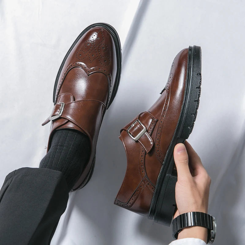 MONARCH  single Monk loafers